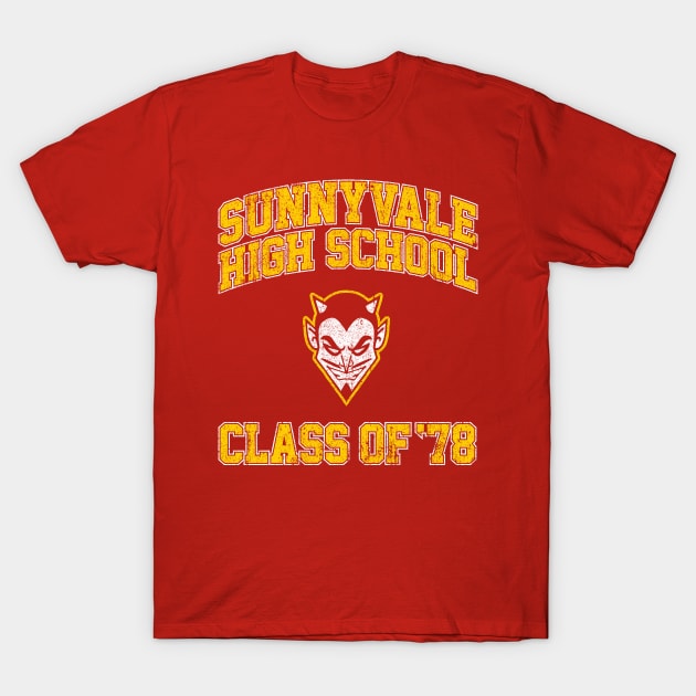 Sunnyvale High School Class of 78 T-Shirt by huckblade